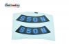 Aufkleber Paar Seitendeckel Simson S50 N geschwungen blau