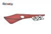 Aufkleber rot schwarz Seitendeckel links SIMSON S83 OR