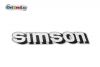Aufkleber SIMSON für den Tank weiß/schwarz/silber