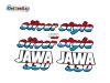 Aufklebersatz silver style Jawa 640 in rot weiss blau