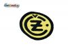 Aufnäher CZ Logo rund schwarz gelb - 8cm