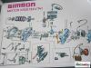 Explosionsdarstellung Motor SIMSON S51, S70