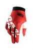 Handschuhe IXS Itrack rot-weiss