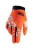 Kinder-Handschuhe IXS Itrack orange-weiß