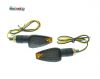 LED Mini Blinker Paar GETÖNT 12V, für Simson S50 S51 E-geprüft