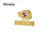 Pin Simson Logo gelb rot