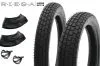 Reifensatz Riesa 2,75-18 und 3,50x16 Reinforced, Klassik, für MZ ETS250 TS250 ETZ251