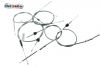 Set 5x Bowdenzüge grau KR51/1, Bremsbowdenzug hinten - Hebel aussenliegend