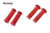 SET Rot Fußrasten- und Lenkergriffgummis für Simson S50 S51