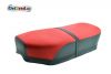 Sitzbank rote Decke-schwarz Jawa CZ 125 - 350 Panelka gerade