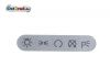 Symboleschild Instrumentenhalterung silber schwarz ETZ 125 150 250 251