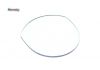 Tachoglas oval für Wappentacho SIMSON SR1 SR2, Scheibe