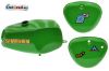 Büffeltank Set, Hoch-Tank für Simson S50 S51, Gelbgrün, innen versiegelt