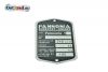 Typenschild Pannonia Model T geschwungene Form