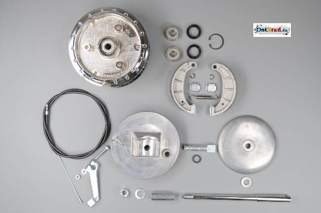 Ersatzteilkatalog Fahrgestell, Trommelbremse Radnabe Bremsbacken Bremshebel Simson