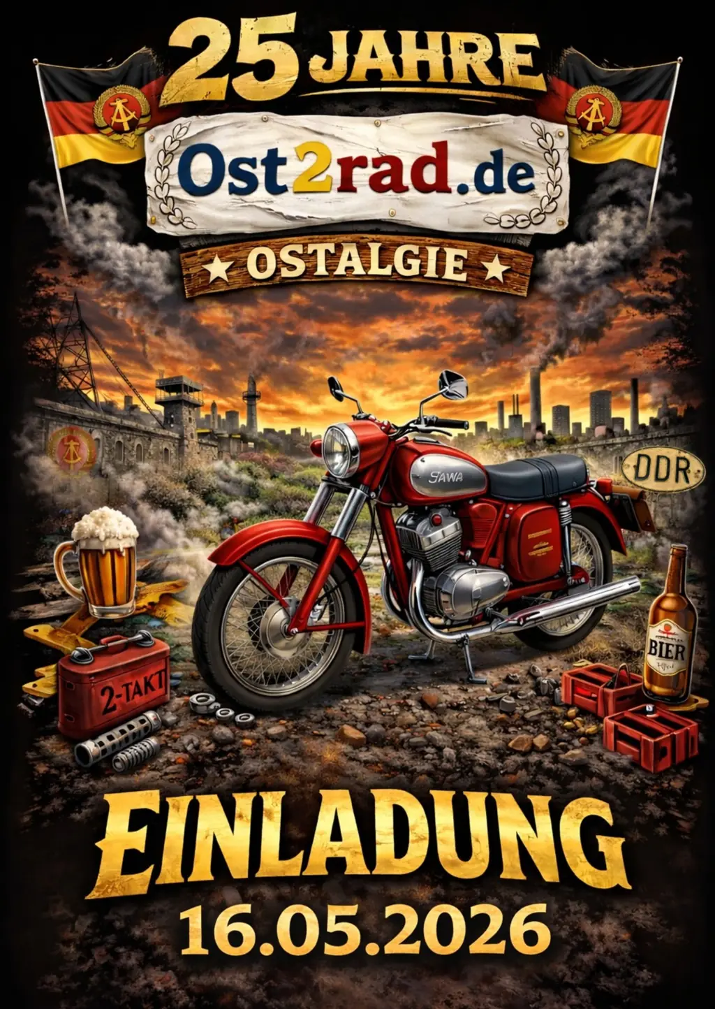 Flyer Oldtimertag Ost2rad