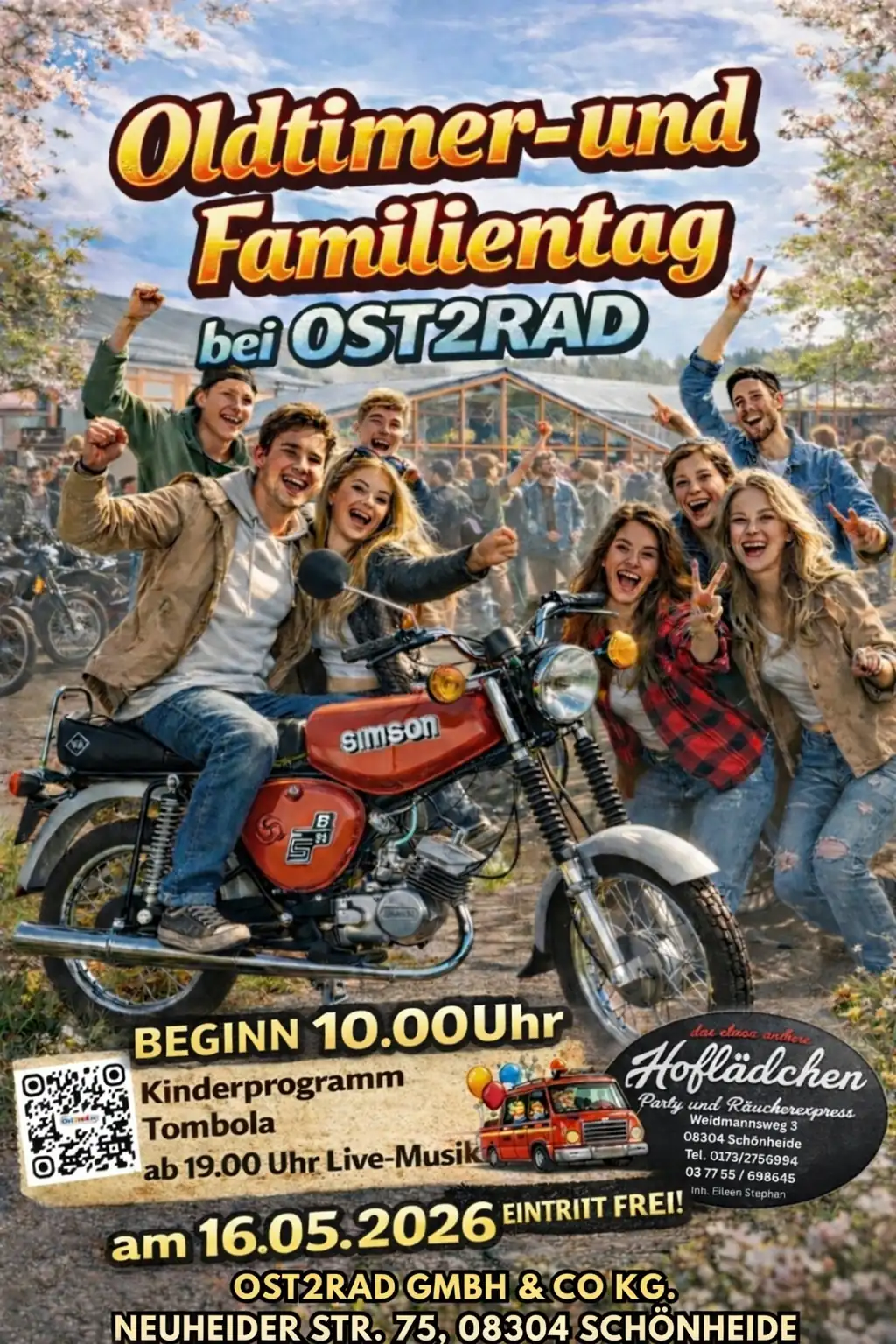 Oldtimer und Familientag bei Ost2rad